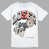 Jordan 5 SE “Sail” DopeSkill T-Shirt Loser Lover Graphic Streetwear - White