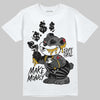 Jordan 4 “Black Cat” (2025) DopeSkill T-Shirt Make Money Graphic Streetwear - White