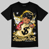 Quai 54 x Air Jordan 1 Retro Low OG Tour Yellow Black DopeSkill T-Shirt Heaven Sent Graphic Streetwear - Black