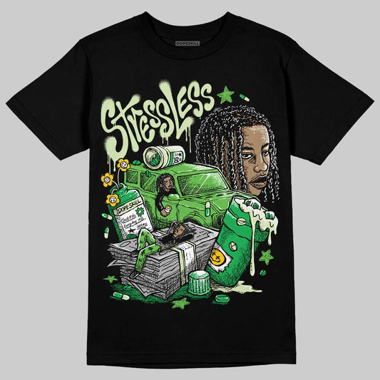 Travis Scott x Jordan Jumpman Jack "GREEN SPARK" DopeSkill T-Shirt Stressless Graphic Streetwear - Black