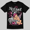 Asics Gel-1130 Pink Glo/ Black DopeSkill T-Shirt New No Days Off Graphic Streetwear - Black