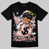 Jordan 1 Low OG “Rust Pink” DopeSkill T-Shirt Heaven Sent Graphic Streetwear - Black