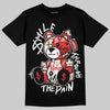 Jordan 4 Retro OG Nigel Sylvester Brick After Brick DopeSkill T-Shirt Smile Through The Pain Graphic Streetwear - Black