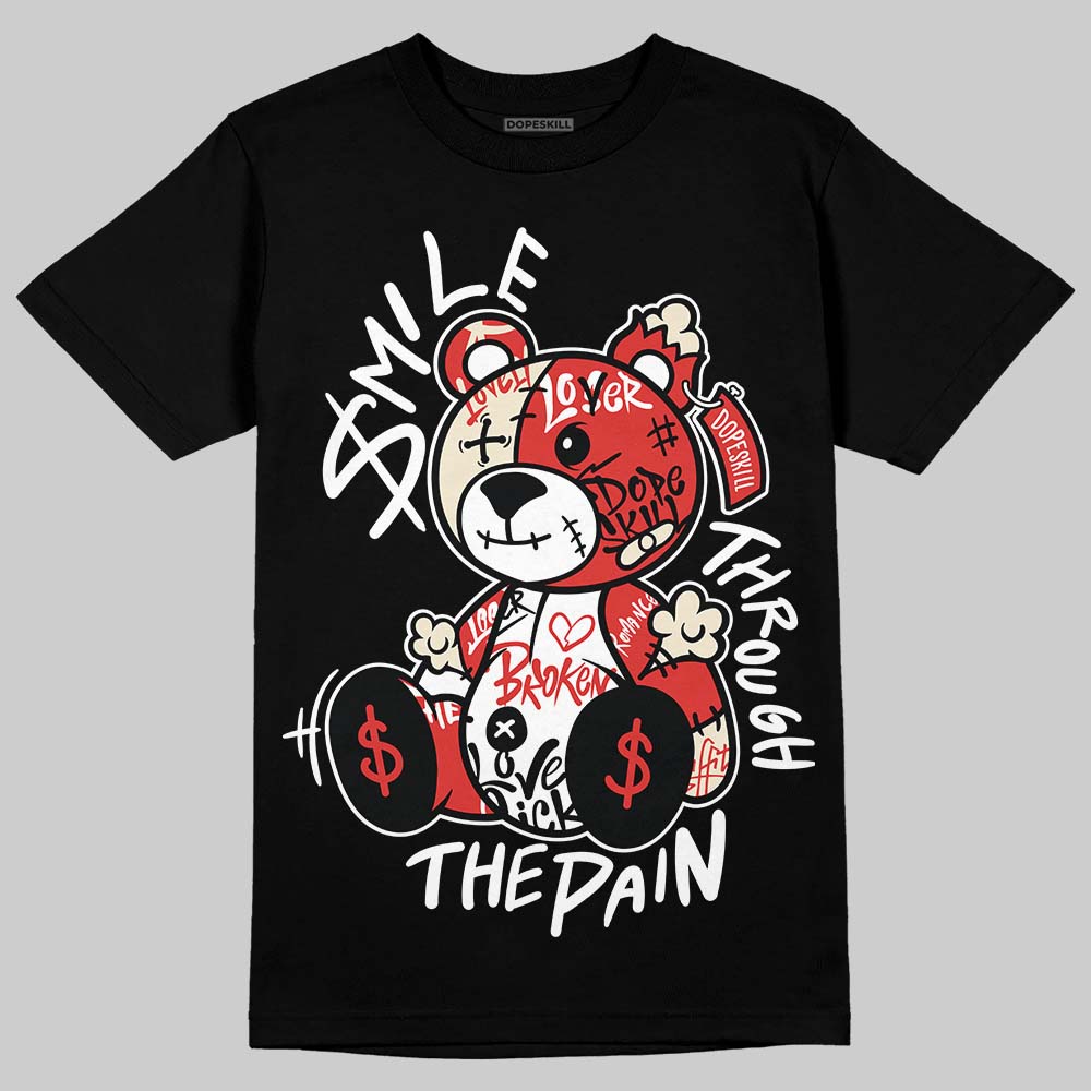 Jordan 4 Retro OG Nigel Sylvester Brick After Brick DopeSkill T-Shirt Smile Through The Pain Graphic Streetwear - Black