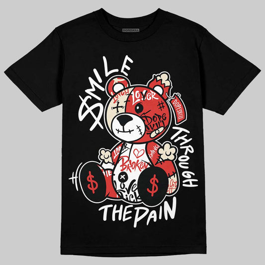 Jordan 4 Retro OG Nigel Sylvester Brick After Brick DopeSkill T-Shirt Smile Through The Pain Graphic Streetwear - Black