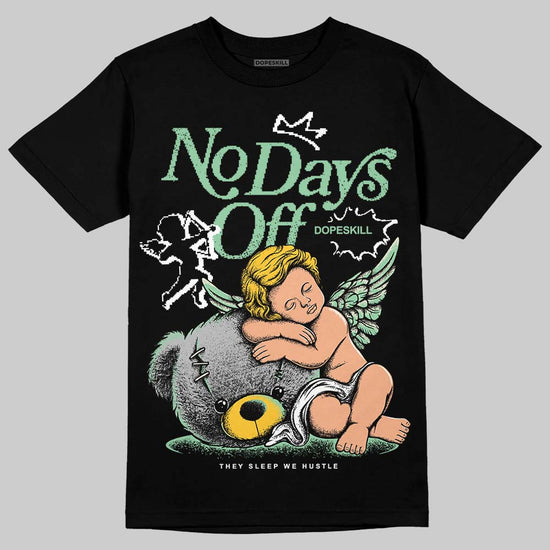 Asics Gel-Kayano 12.1 White/Menthol DopeSkill T-Shirt New No Days Off Graphic Streetwear - Black
