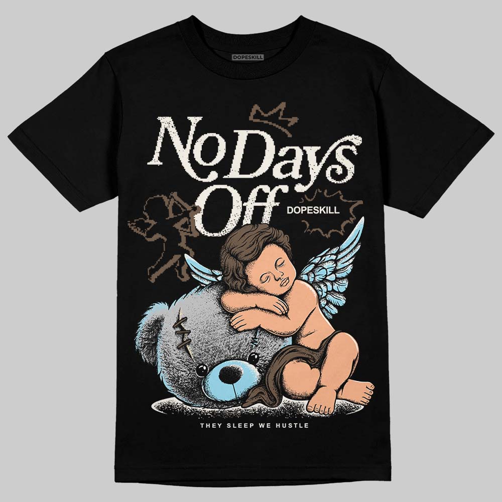 Asics Gel-Kayano 12.1 Cream/Stillwater DopeSkill T-Shirt New No Days Off Graphic Streetwear - Black