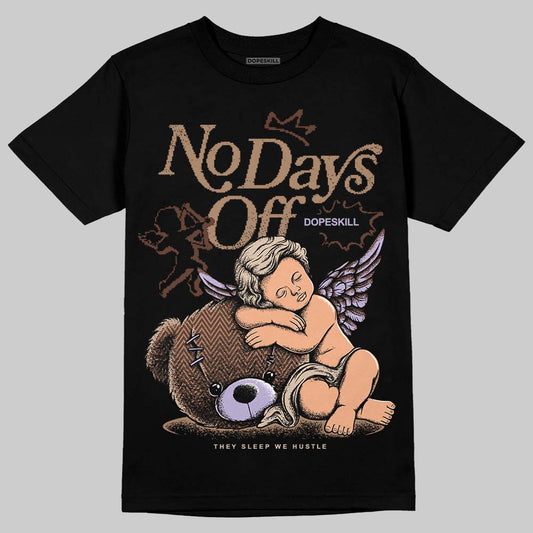 Harris Tweed x Wmns Dunk Low 'Sesame' DopeSkill T-Shirt New No Days Off Graphic Streetwear - Black