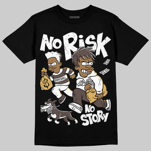 Adidas Samba OG C ‘Black Gum’ DopeSkill T-Shirt No Risk No Story Graphic Streetwear - Black