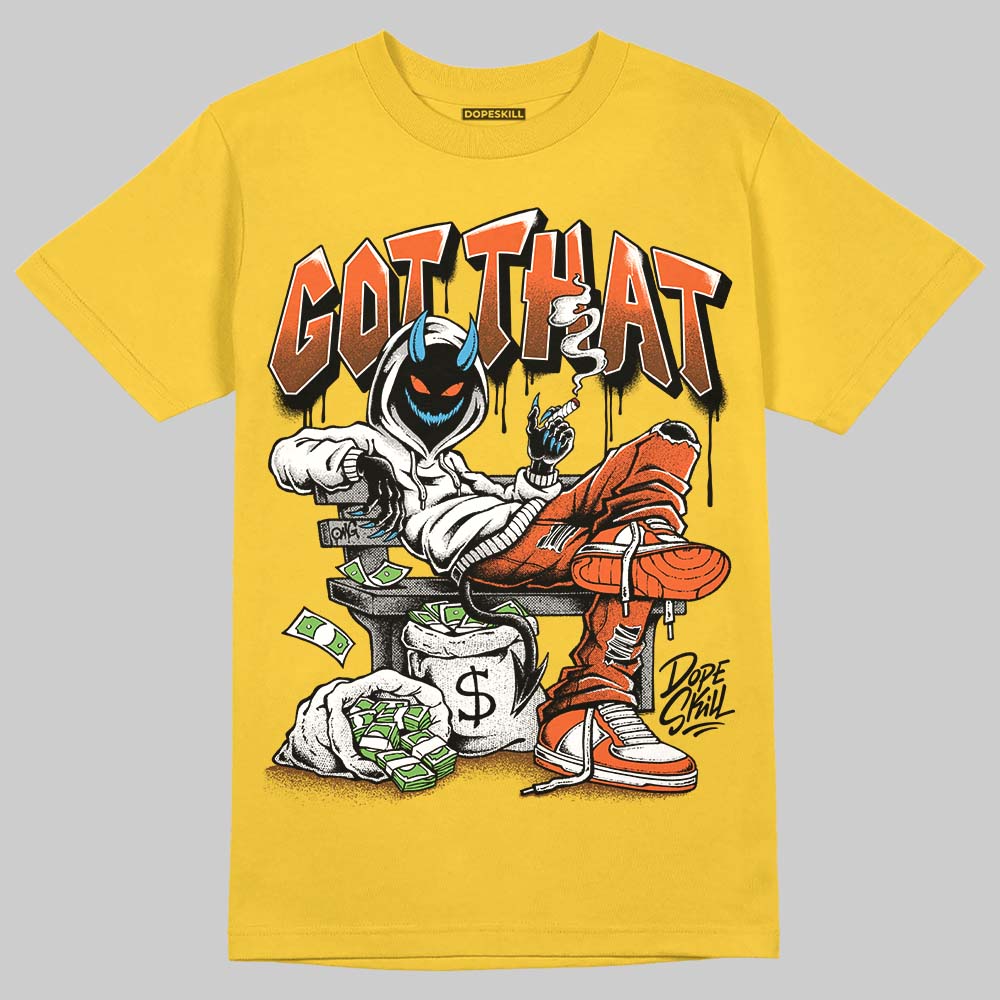 Yellow Sneakers DopeSkill T-Shirt Got That Graphic Streetwear - Gold