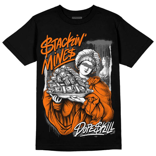 Jordan 3 Retro 'Fear Pack' DopeSkill T-Shirt Stackin Mines Graphic Streetwear - Black