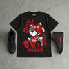 “Bloodline” 12s DopeSkill T-Shirt Smile Through The Pain Graphic