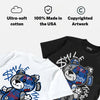 “True Blue” 3s DopeSkill T-Shirt Smile Through The Pain Graphic
