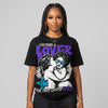 Aqua 6s DopeSkill Oversize Print T-Shirt Real Ones Choose Loyalty Graphic
