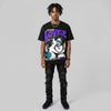 Aqua 6s DopeSkill Oversize Print T-Shirt Real Ones Choose Loyalty Graphic
