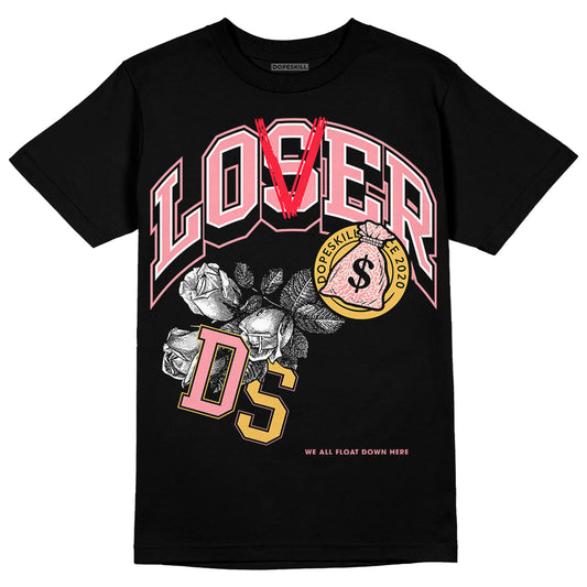 Jordan 3 GS “Red Stardust” DopeSkill T-Shirt Loser Lover Graphic Streetwear - Black