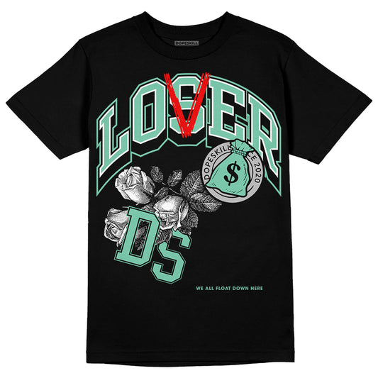 Jordan 3 "Green Glow" DopeSkill T-Shirt Loser Lover  Graphic Streetwear - Black 