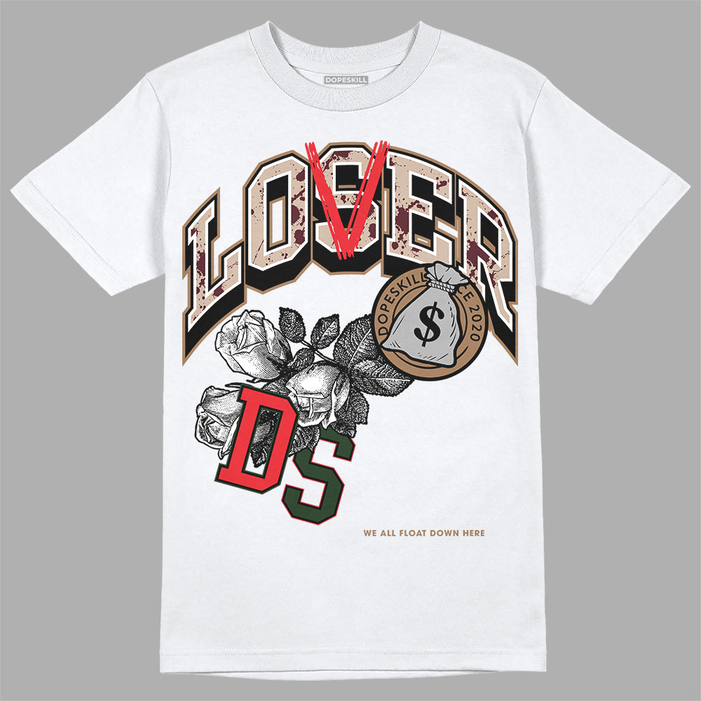 Dunk Low Freddy Krueger DopeSkill T-Shirt Loser Lover Graphic Streetwear - White 