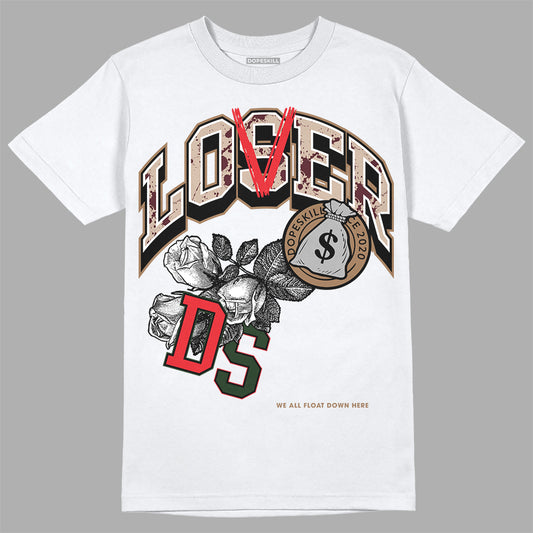 Dunk Low Freddy Krueger DopeSkill T-Shirt Loser Lover Graphic Streetwear - White 