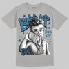 Jordan 12 French Blue DopeSkill T-Shirt Boss Up Graphic Streetwear - gravel