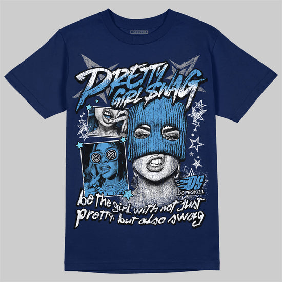 Jordan 3 "Midnight Navy" DopeSkill Navy T-Shirt Pretty Girl Swag Graphic Streetwear