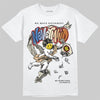 Jordan 17 Retro Low SP Infinite Archives DopeSkill T-Shirt Nevermind Graphic Streetwear - White