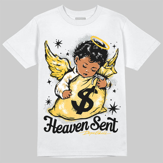 Jordan 12 "Phantom" DopeSkill T-Shirt Heaven Sent Graphic Streetwear - White