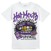 Jordan 12 “Field Purple” DopeSkill T-Shirt Hot Mouth Graphic Streetwear - White