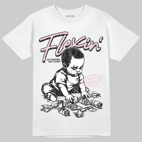 Jordan 5 OG “35th Anniversary” DopeSkill T-Shirt Flexin' Graphic Streetwear - White