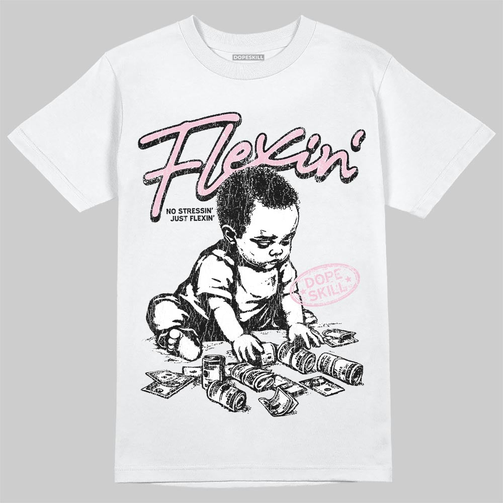 Jordan 5 OG “35th Anniversary” DopeSkill T-Shirt Flexin' Graphic Streetwear - White