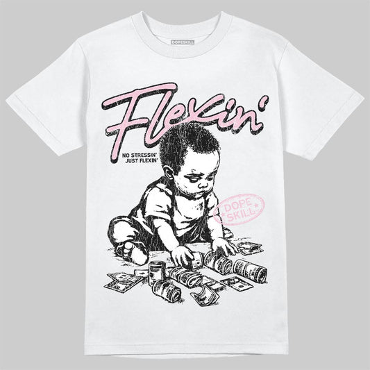 Jordan 5 OG “35th Anniversary” DopeSkill T-Shirt Flexin' Graphic Streetwear - White