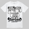 Dunk Panda White Black DopeSkill T-Shirt Stay Solid Graphic Streetwear - White