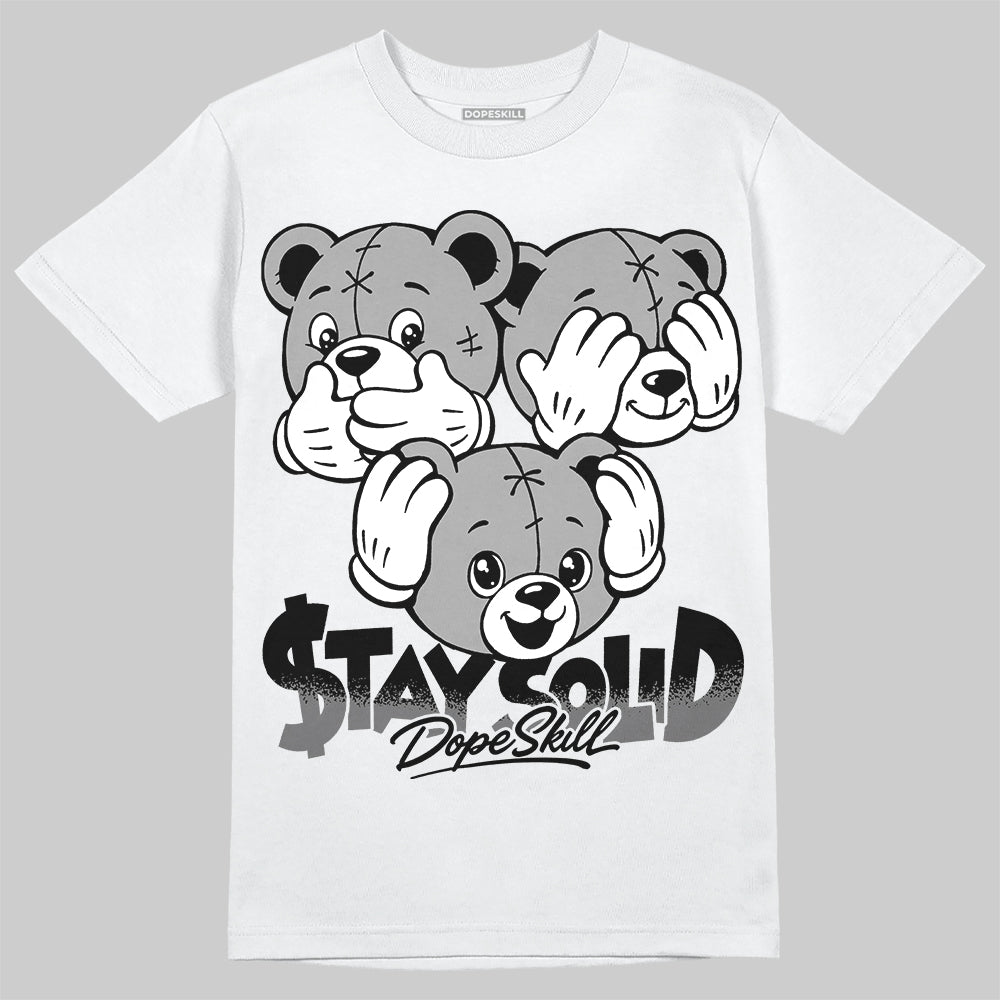 Dunk Panda White Black DopeSkill T-Shirt Stay Solid Graphic Streetwear - White
