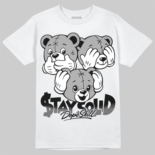 Dunk Panda White Black DopeSkill T-Shirt Stay Solid Graphic Streetwear - White