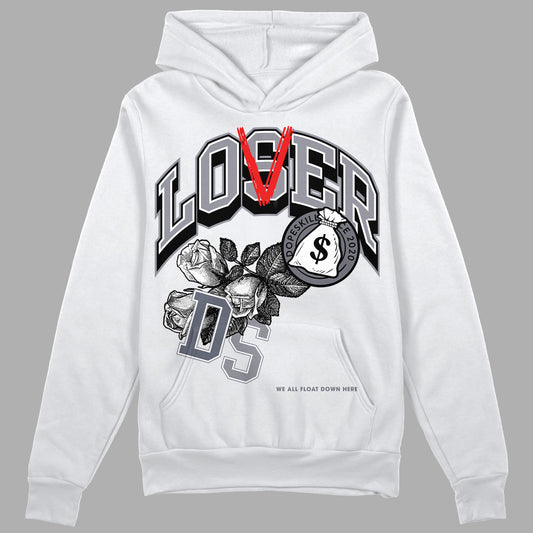 Jordan 14 Retro 'Stealth' DopeSkill Hoodie Sweatshirt Loser Lover Graphic Streetwear - White