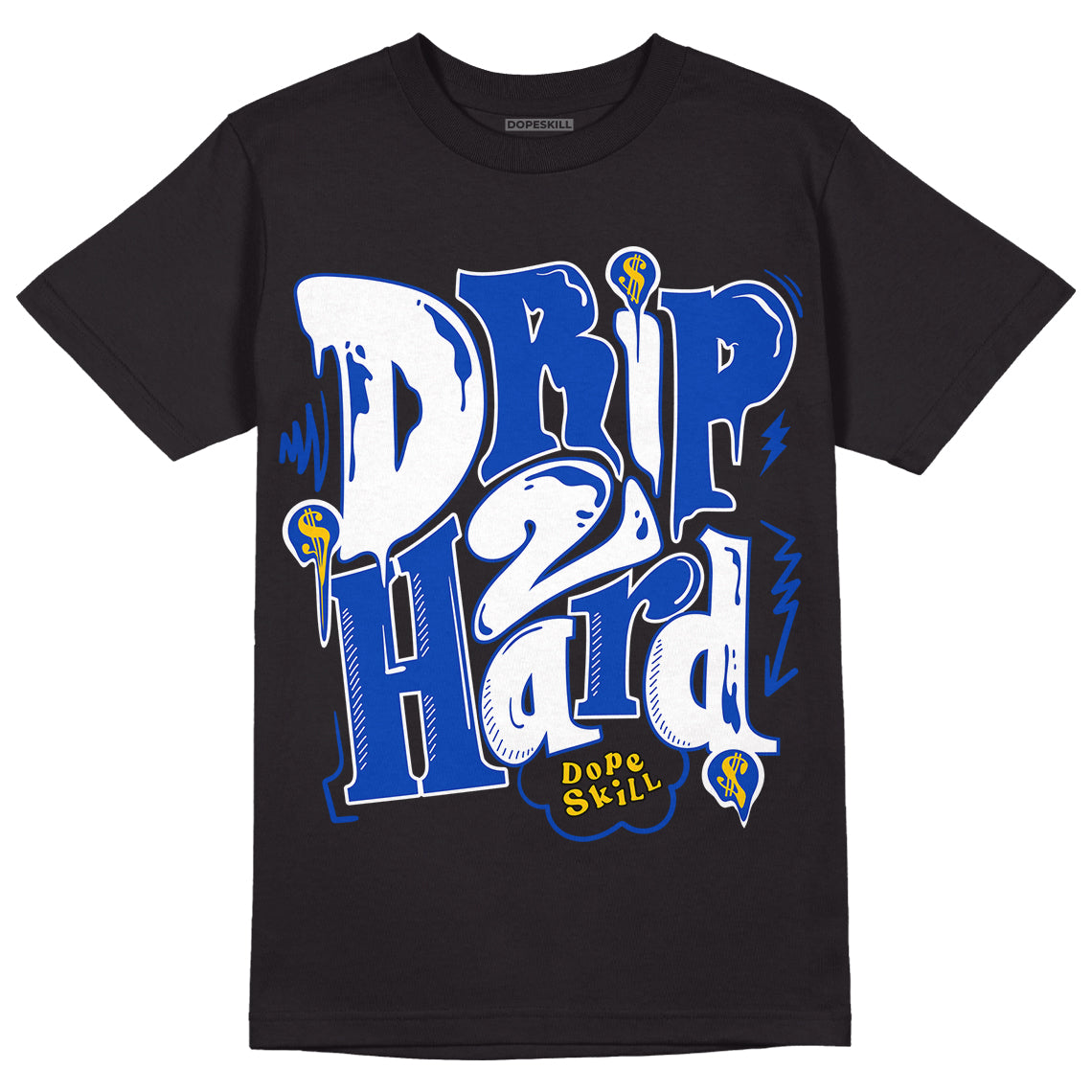 Jordan 14 “Laney” DopeSkill T-Shirt Drip Too Hard Graphic Streetwear - Black