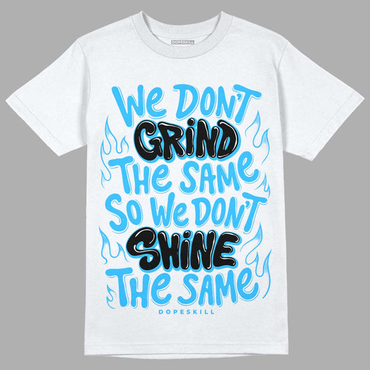 Jordan 2 Low "University Blue" DopeSkill T-Shirt Grind Shine Graphic Streetwear - White