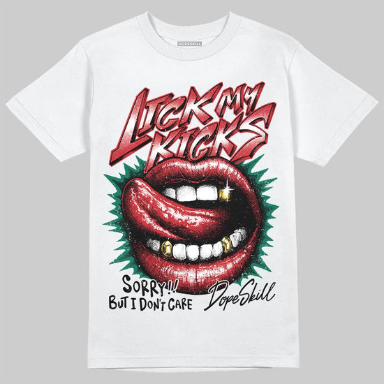 Jordan 3 Mexico 'El Vuelo' DopeSkill T-Shirt Lick My Kicks Graphic Streetwear - White