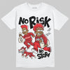 Adidas Samba OG ‘Talchum Pack ‑ Scarlet’ DopeSkill T-Shirt No Risk No Story Graphic Streetwear - White