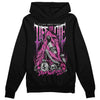 Jordan 4 GS “Hyper Violet” DopeSkill Hoodie Sweatshirt Life or Die Graphic Streetwear - Black