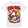 Red Sneakers DopeSkill T-Shirt Stay Busy Graphic Streetwear - White