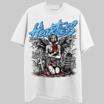 Dunk Low Argon DopeSkill T-Shirt Heartless Graphic Streetwear  - White