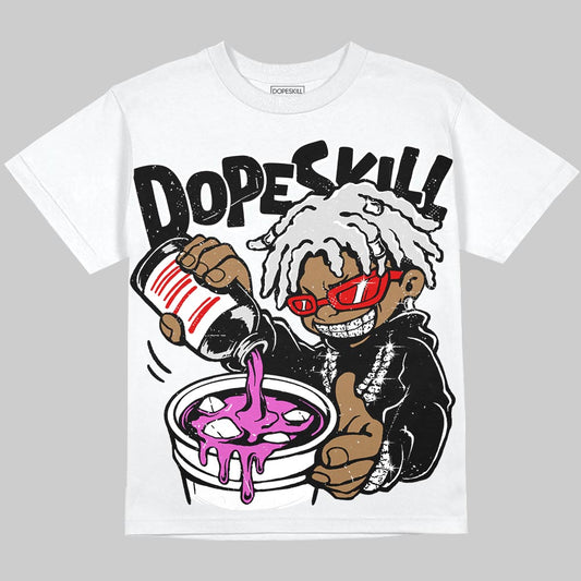 Dunk Panda White Black DopeSkill T-Shirt Pour Up Graphic Streetwear - White