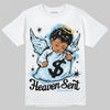 Jordan 11 Retro Legend Blue DopeSkill T-Shirt Heaven Sent Graphic Streetwear - WHite