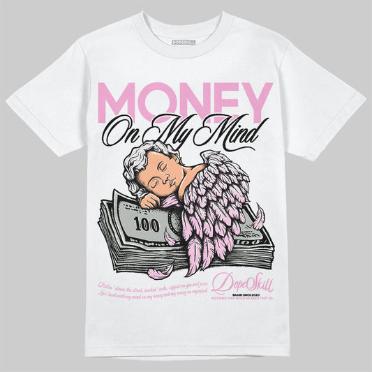 Jordan 4 WMNS “Orchid” DopeSkill T-Shirt MOMM Graphic Streetwear - White