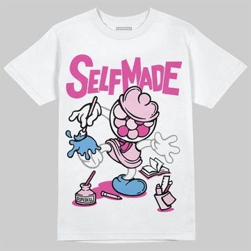 Dunk Low GS 'Triple Pink' DopeSkill T-Shirt Self Made Graphic Streetwear - White