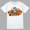 Orange, Black & White Sneakers DopeSkill T-Shirt Rare Breed Type Graphic Streetwear - White