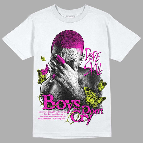 Dunk Low GS “Active Fuchsia” DopeSkill T-Shirt Boys Don't Cry Graphic Streetwear - White