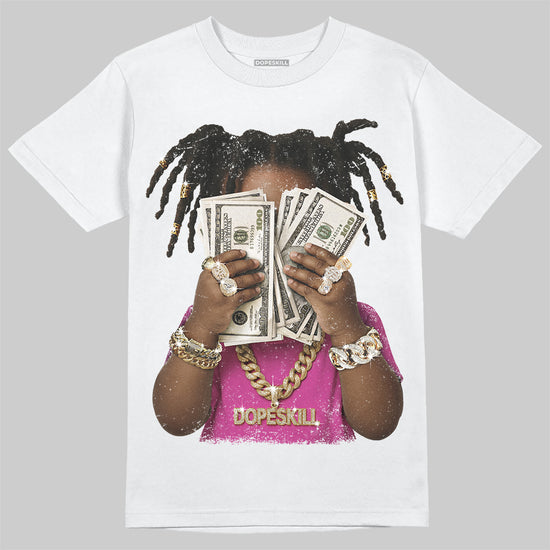 Jordan 4 “Comic” DopeSkill T-Shirt Rich Youth Graphic Streetwear - White