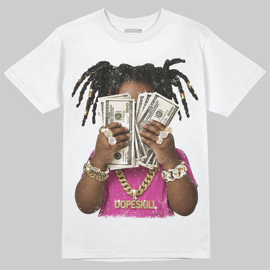 Jordan 4 “Comic” DopeSkill T-Shirt Rich Youth Graphic Streetwear - White